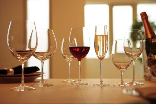 Toyo Sasaki Glass PALLONE Burgundy Wine Glasses, 725ml, Set of 3, Dishwasher Safe, Shatter-Resistant, Good Design Award Winning, Suitable for Red and