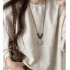 Neue Perlen Sommer Meeresurlaub Muscheln Seesterne Anhänger Langes verstellbares Halsband für Damen Böhmischer Vintage Schmuck