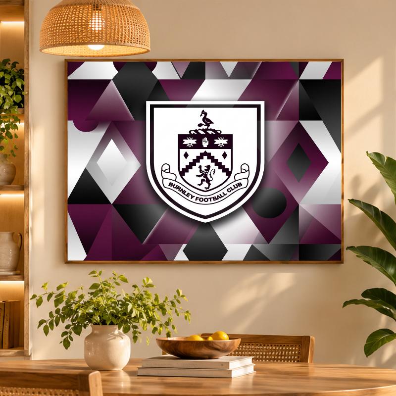 5D Diamond Painting Burnley Football DIY Full Drill Diamond Art Kit Home Decoration