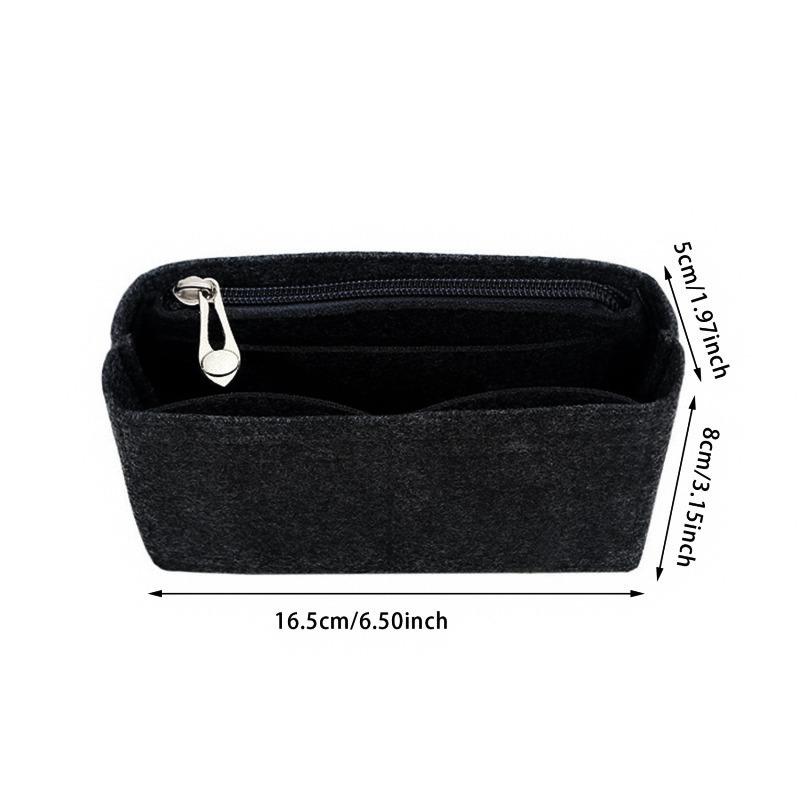 1PC Felt Insert Bag Organizer Makeup Organizers Liner Perfect For Brand Women's Handbags For And Cosmetic Bags