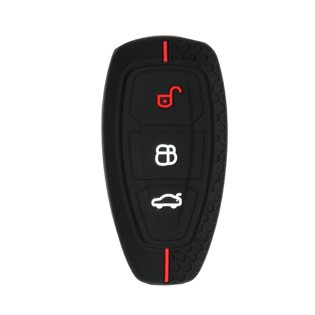 3 Button Key Cover For Ford Transit Custom Mondeo Fiesta Kuga ST Line MK3 Focus 3 Station Wagon Ecosport Case Key Protection