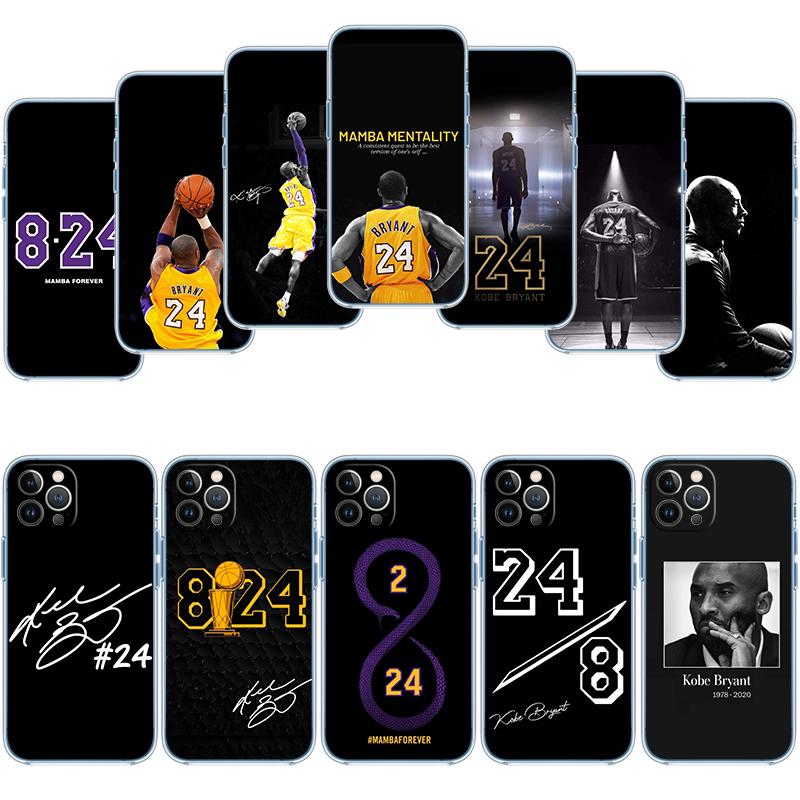K-Kobe 24-8 Transparent Phone Case for Samsung Galaxy A04 A04S A14 A23 A34 A54 M23 M33 M52 M53