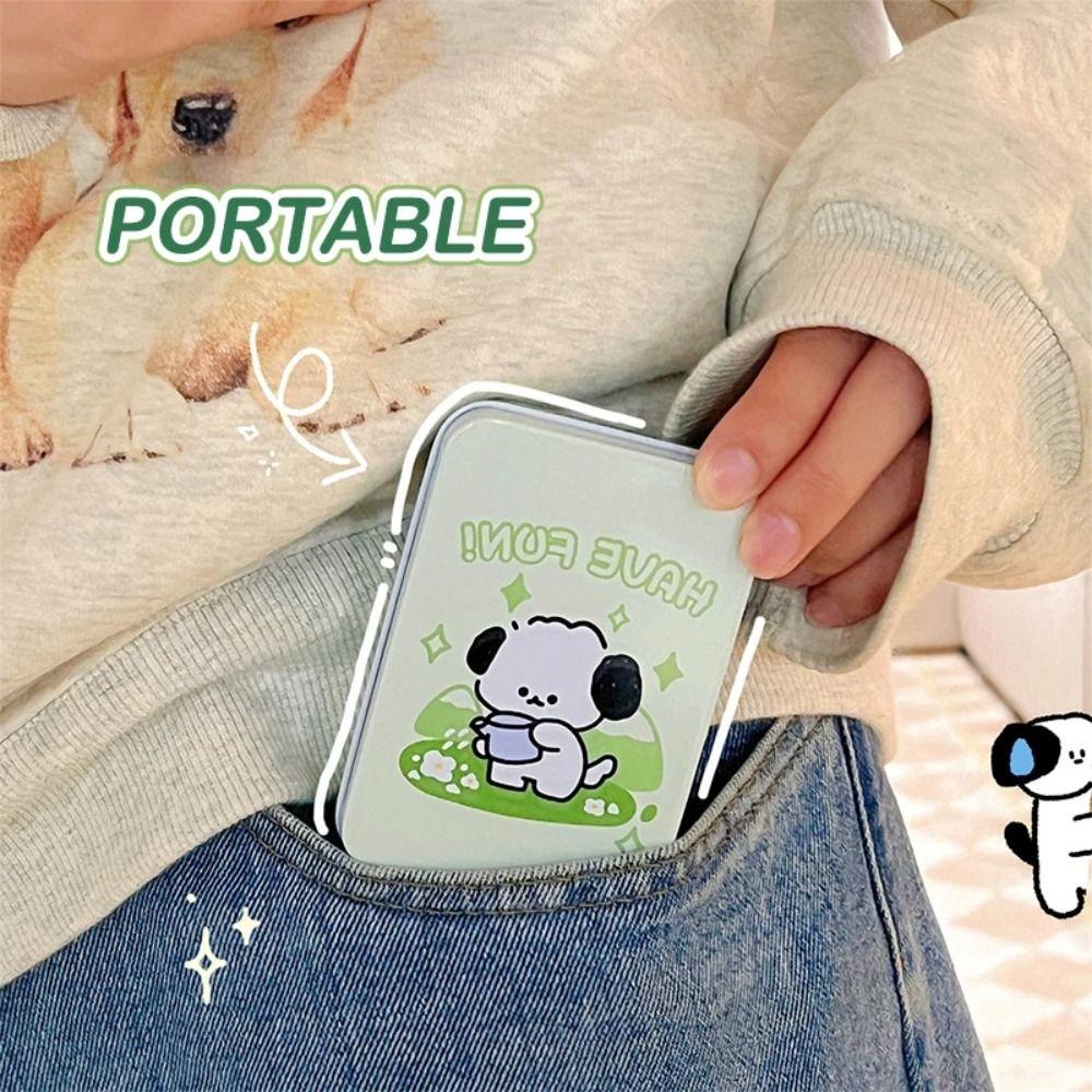 Rectangular Tinplate Box Cartoon Small Box Decoration Cute Storage Box  Jewelry