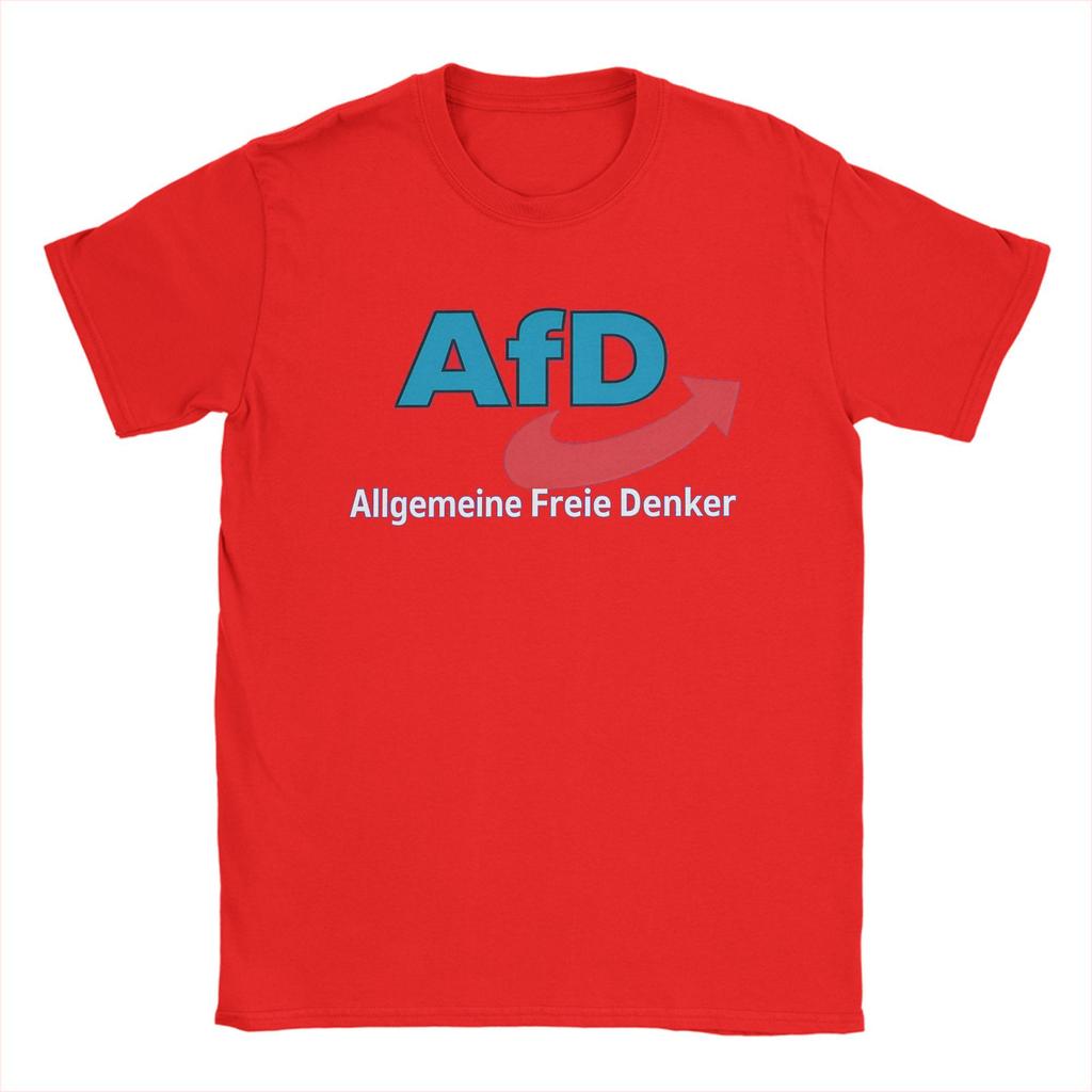 T-shirt da uomo Alternativa AFD Germania T-shirt Moda Estive Vintage Stampate 100% Cotone Top Taglie Forti 6XL