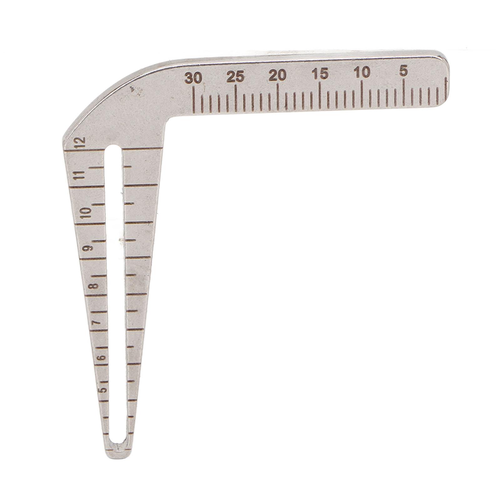 

L-образный направляющий инструмент для установки зубных имплантатов, линейка-штангенциркуль из нержавеющей стали для измерения размеров зубов при имплантации в полости рта, предназначенный для стоматологов.