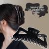 Korean-Style Large Claw Clip for Thick Hair - Women’s Shark Hair Accessory