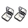 Magnetic Shut Cosmetic Storage Boxes Makeup Holder Matte Finish Empty Eyeshadow Palette For Purse Or Travel