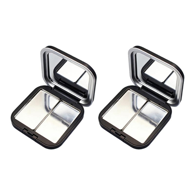 Magnetic Shut Cosmetic Storage Boxes Makeup Holder Matte Finish Empty Eyeshadow Palette For Purse Or Travel