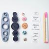 Universal Tool for Cover Buttons DIY Cloth Buttons Help Make Own Covered Buttons Size: 11mm 15mm 19mm 23mm 29mm