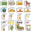 Mexican Photo Booth Props Set Of 20 For Celebrations And Decorations Party