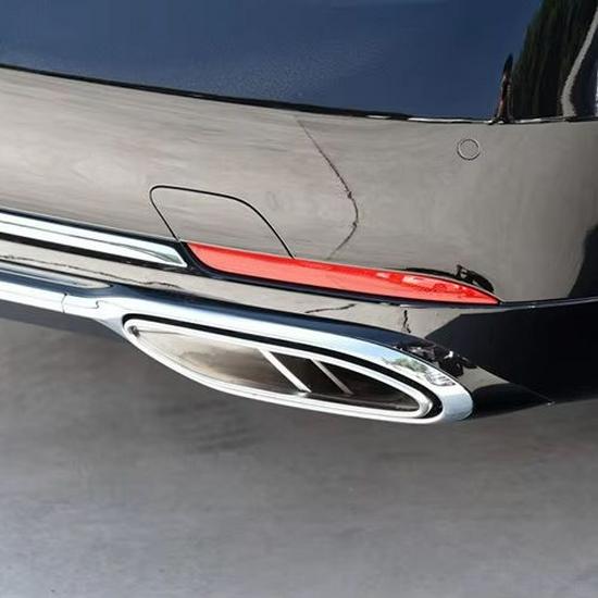 Edelstahl-Vierfachauslass-Schalldämpfer für Mercedes W205/W253/W222 S65