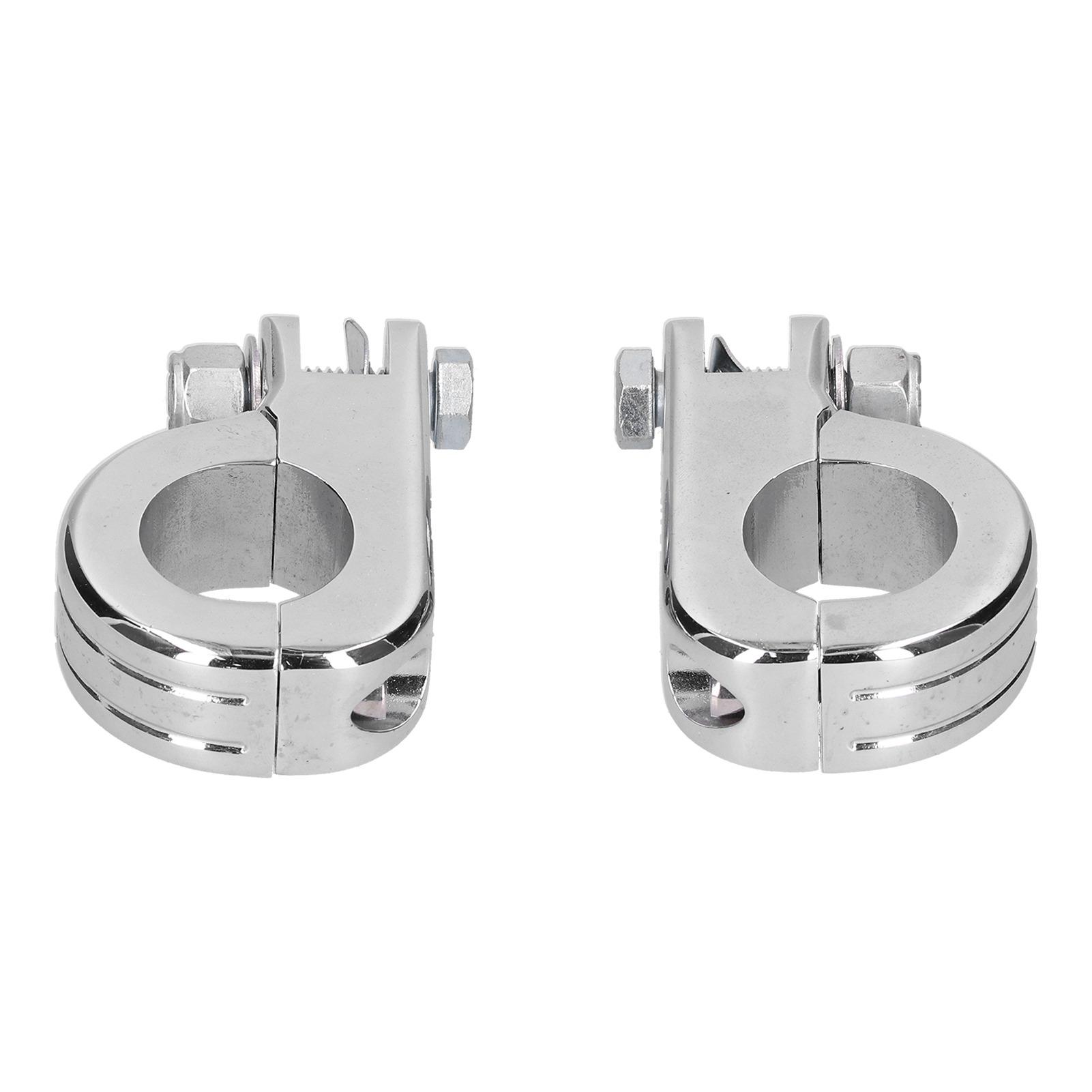 

2 шт. Защита двигателя Подножка Монтажный зажим Алюминиевый сплав Аксессуар для езды Подходит для Honda