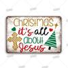 Lustiges Weihnachtsmann-Blechschild Poster-Stil Wanddeko 20x30cm