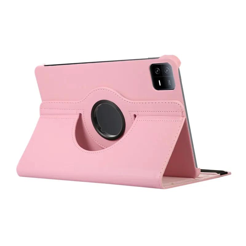 Funda For Xiaomi Pad 7 Case 360 Rotating PU Leather Stand Cover For Coque Xiaomi Pad 7 Pro 11.2 inch Tablet Case