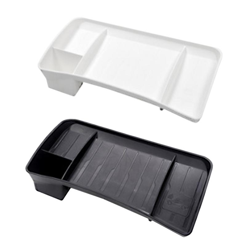 TPE Black Screen Rear Storage Box White Screen Rear Storage Box Suitable for Tesla Model 3 / Model Y