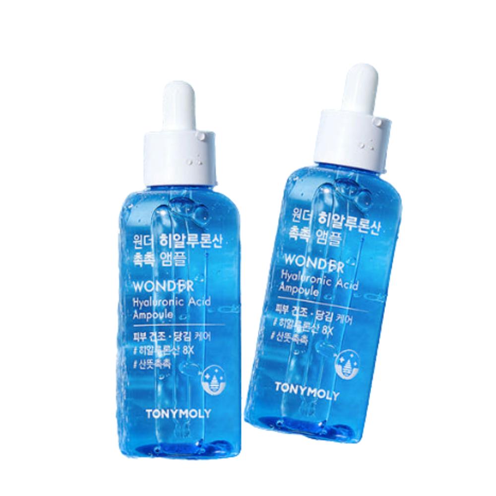 TONYMOLY Wonder Hyaluronic Acid Chok Chok Ampoule 100ml (2 Units) Double Hydration Set
