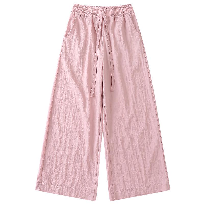Girls' Summer Wide-Leg Loose Casual Pants, Anti-Mosquito, for Kids