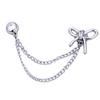 10pcs Multi-Function Magnetic Clothing Clip Non-hole Tassel Chain Cuff-link  Clothing Accessories