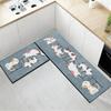 Moderne Küchenbodenmatte Wohnzimmer Schlafzimmer Dekor Teppich Zuhause Flur Eingang Fußmatte Balkon Badezimmer Tür Rutschfester Fußteppich