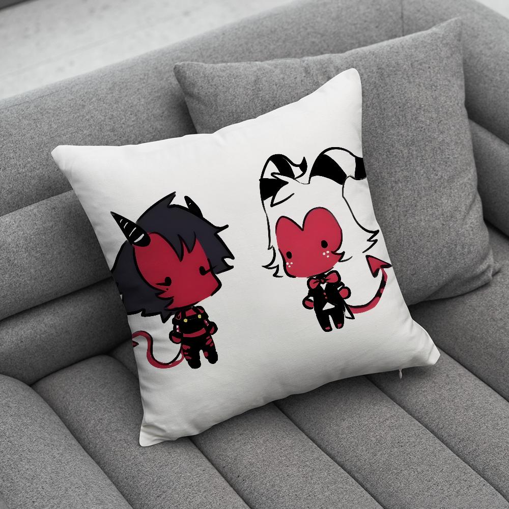 HHelluvaSS Anime BBoss Pillow Case Soft Cushion Cases for Farmhouse Sofa Decor Home Decorations and Protector