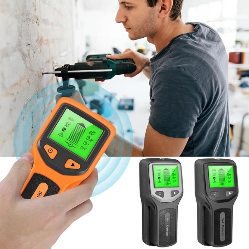 5 In 1 Metal Detector Wall Detector Wall Thickness Gauge Backlight Wall Stud Finder Electronic Wall Scanner Gold Finder