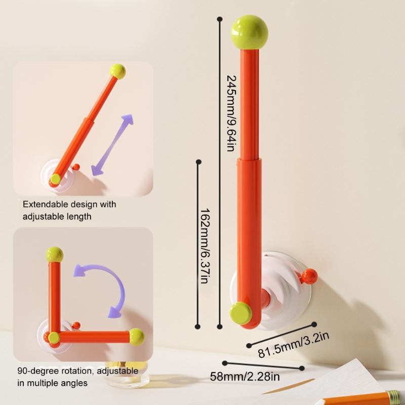 Adjustable Headband Holder Hair Accessories Organizers Storage Shelf Wall Mounted Cloth Hanger Scrunchie Organizers Stand