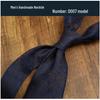 Men's 8CM Retro Burgundy Polyester Silk Tie - Business & Formal Suit Accessory