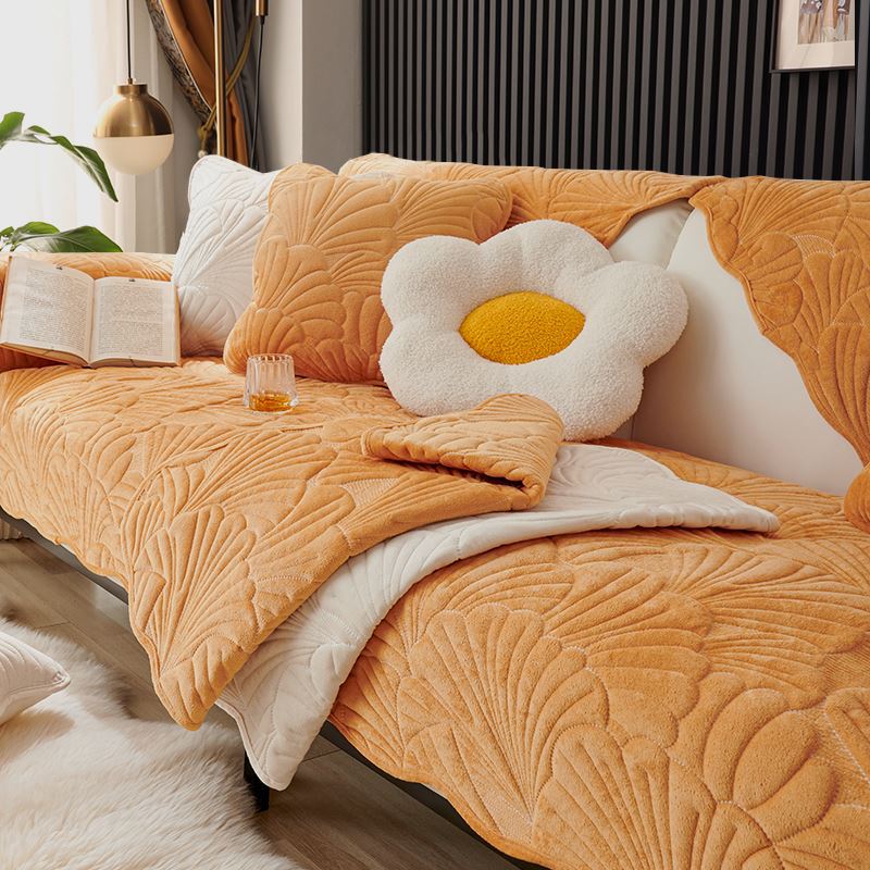 Simple Sofa Cushion Four Seasons Universal Dutch Plush Non-Slip Thickened Seat Cover Cover