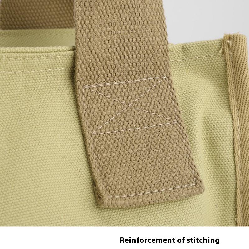 High-value New Canvas Bag Durable Lunch Bag Handbag Large Capacity Ladies Tote Bag