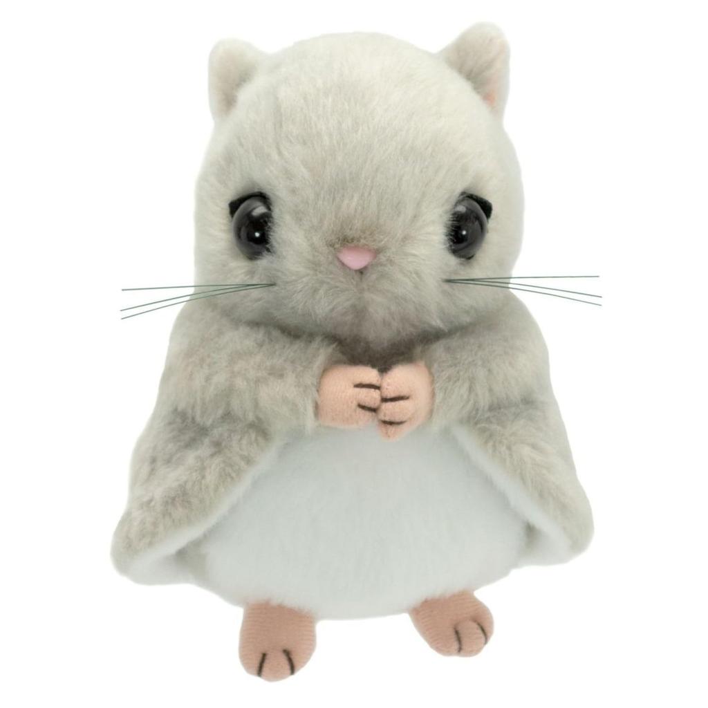 Yoshitoku Land Friends Siberian Flying Squirrel Plush Size 189192 Toy, H14cm,