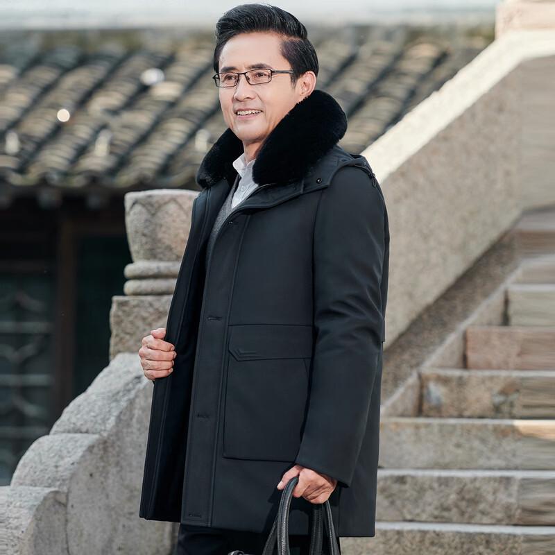Men's Thickened Winter Parka Down Jacket