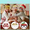 2023 New Christmas Decorative Glasses For Adults And Children Santa Claus Snowman Frames