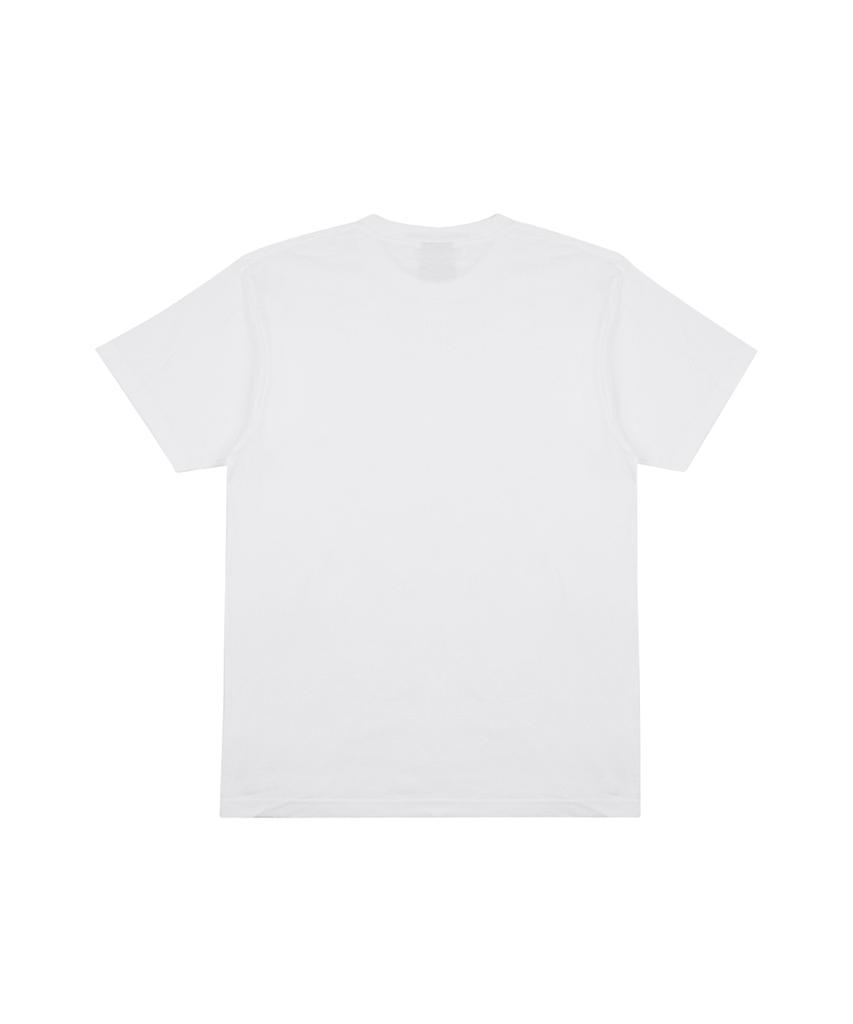 CREAM SODA LAB [2Pack] Authentic Logo Short Sleeve T-Shirt Ivory (Burgundy) White (Black)