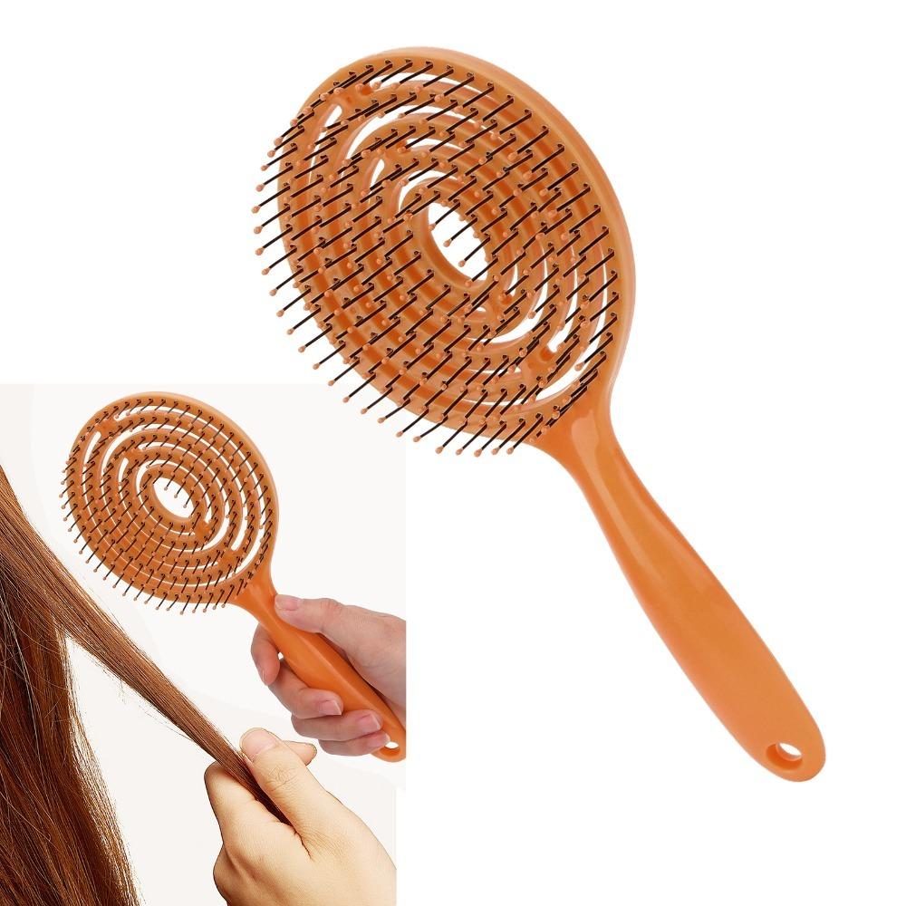 Super Soft Glides Hair Detangling Brush Dense Teeth Vented Detangling Hair Brush For Men Women оранжевый
