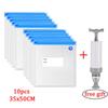 10Pcs Vacuum Sealed Food Bags Food Storage Bag with Sealing Pump Household Food Sealer Air Valve Bag Sealing Small Large Size