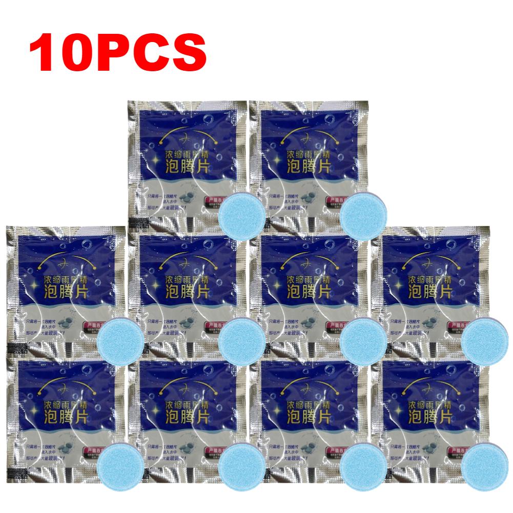10-100PCS Solid Car Windscreen Cleaner Effervescent Tablets Concentrated Auto Glass Cleaning Detergent For Wiper Window Kitchen