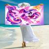 1Pc Rainbow Unicorn Fantasy Beach Towel Microfiber Beach Towel Thin Absorbent For Beach Swimming Yoga Bath Sports 0917117