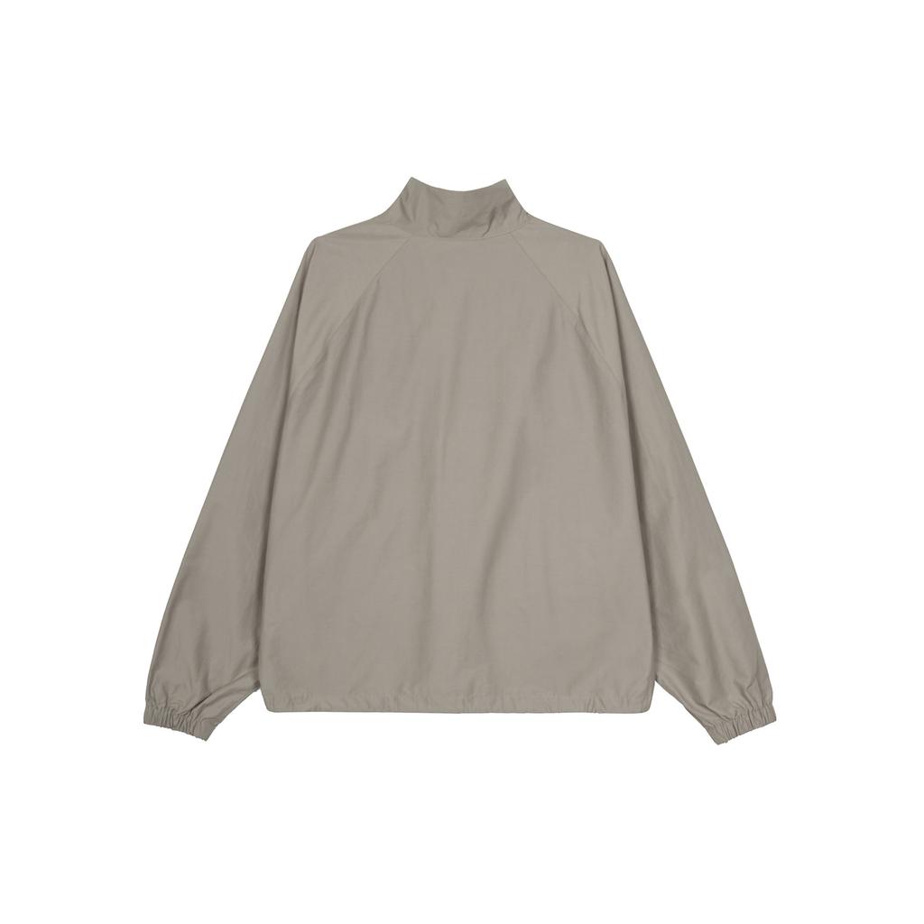 Fear of God Essentials FW20 Half Zip Track Jacket 'Cement' Men's FOG-FW20-359