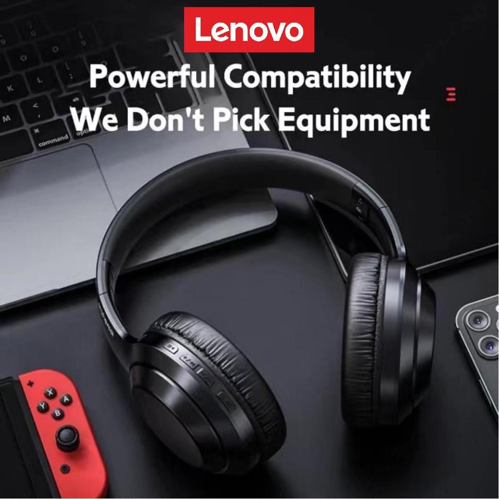 Lenovo TH10 Stereo Headphone Bluetooth Earphones Music Headset with Mic