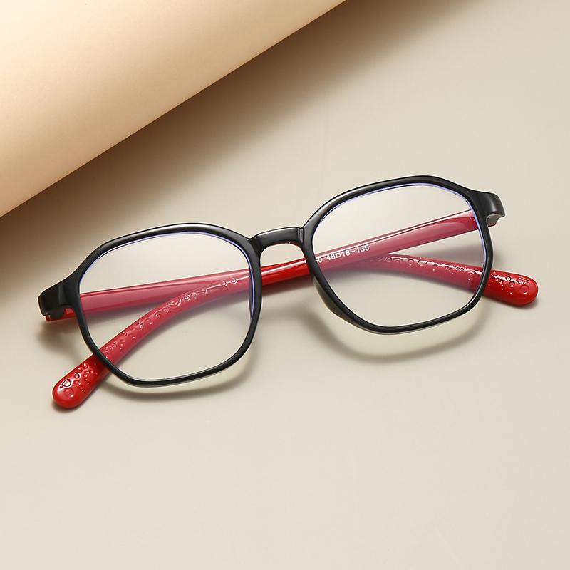 Anti-blue Light Glasses High Quality Round Children Eyewear Sweet Kid Eyeglasses Blue Light Blocking Boy Girl Computer Eyeglas