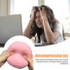 Yousheng 1/2 Stück Riesiges Simulations-Gehirn Quetschspielzeug Stressabbau Rosa Gehirn Sensorisches Spielzeug Dekompression Langsam Aufgehend Realistisches Gehirn Fidget