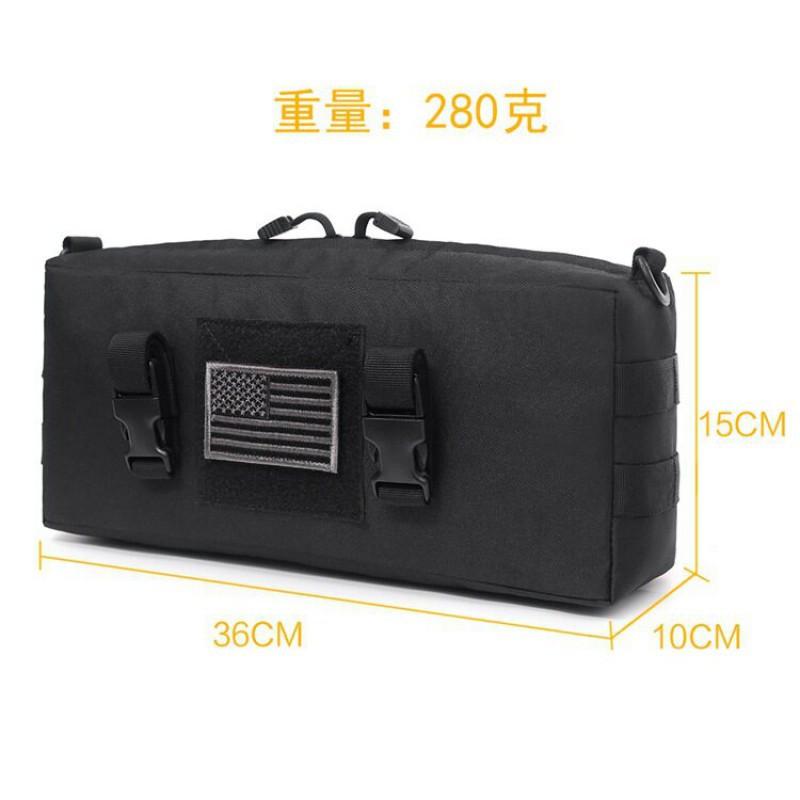 Outdoors. Mountain Climbing. Waterproof. Military Fan Accessory Hanging Bag.Molle System Multifunctional Storage Bag