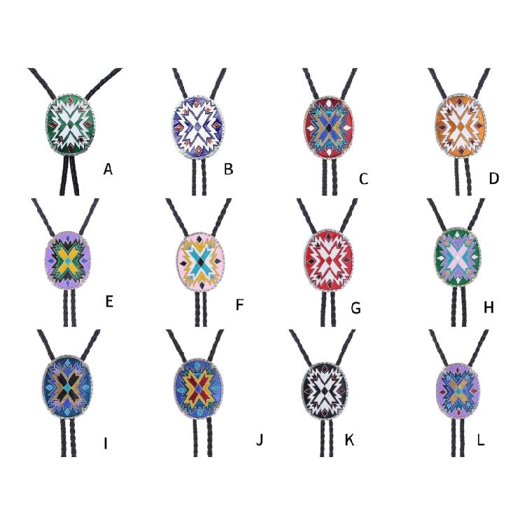 1 PcCool Bolo Tie Necktie Western Cowboy Necktie Necklace Male Costume Accessory