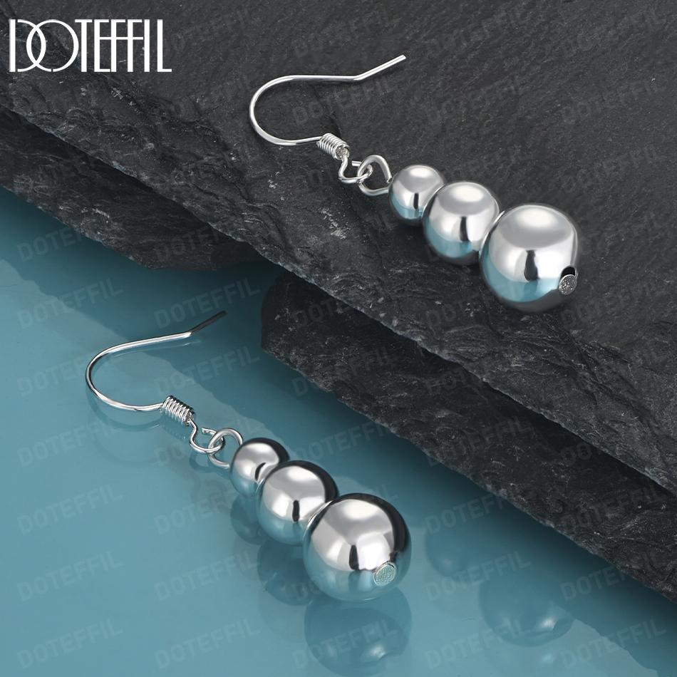 925 Sterling sølv 6 8 10 mm hul perleanheng Piercing mote bryllupssmykker