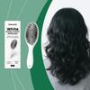 Escova de Cabelo GleamXi com Alça Branca e Almofada de Ar com Cerdas de Nylon e Javali para Massagem do Couro Cabeludo e Penteado