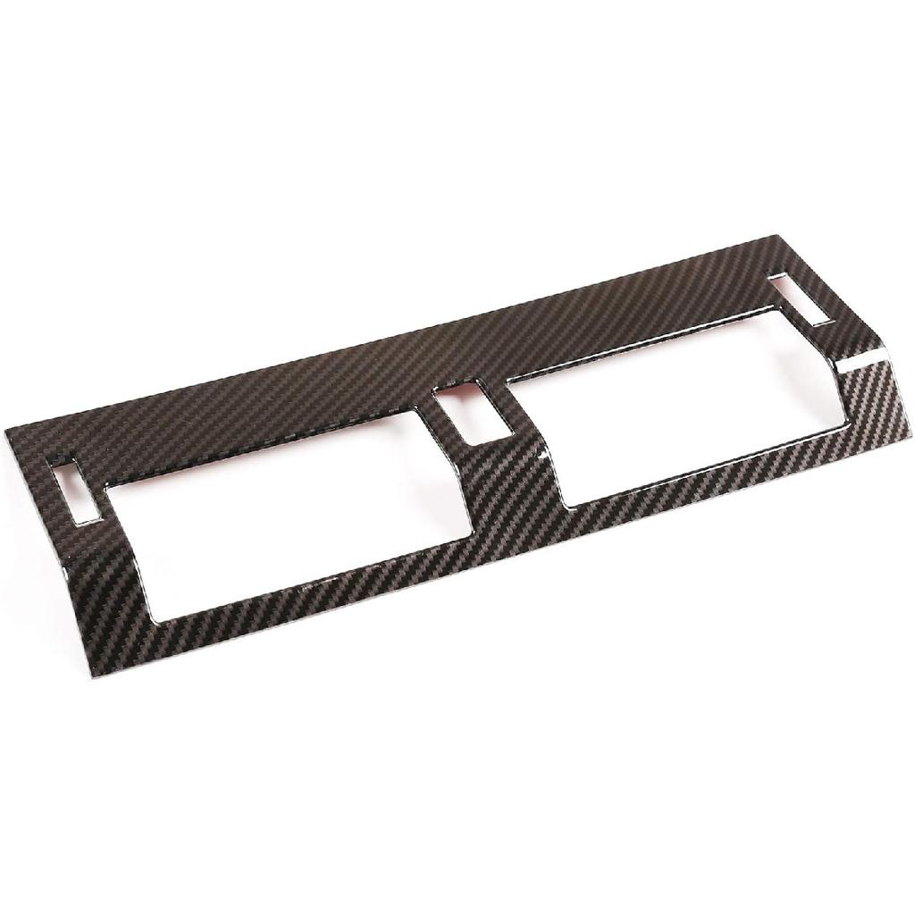 1pcs ABS Car Interior Center Console Air Conditioning Vent Cover Trim for Land Rover Defender 110 2020 (Carbon Fiber Style)