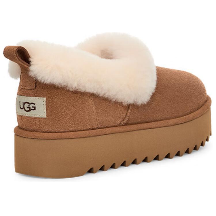 UGG Thick Sole Casual Ankle Snow Boots Women boots Brown 1166733-CHE
