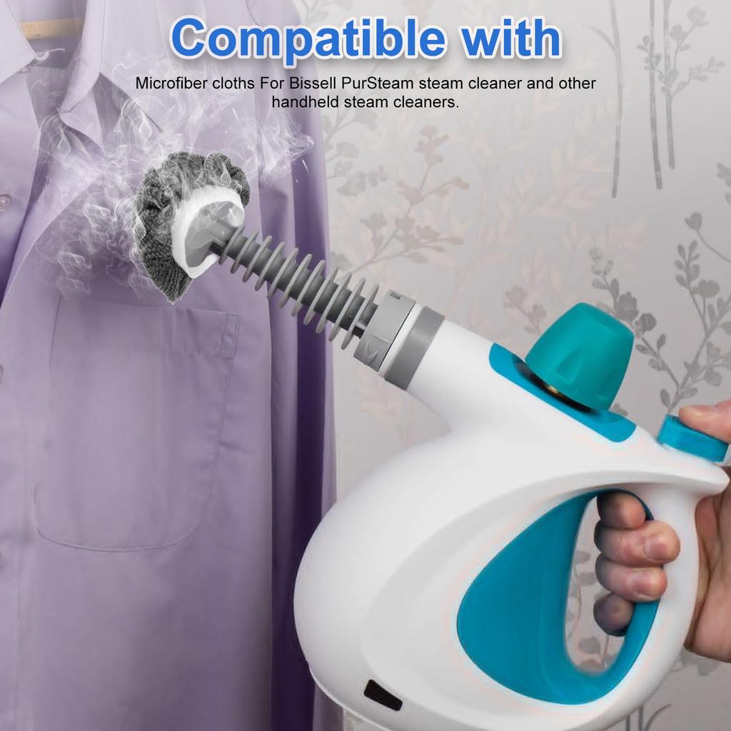 16PCS Steam Mop Pads Replacement Microfiber Mop Pads Washable Reusable Steam Cloth Accessories for Handheld Steam Cleaner Home