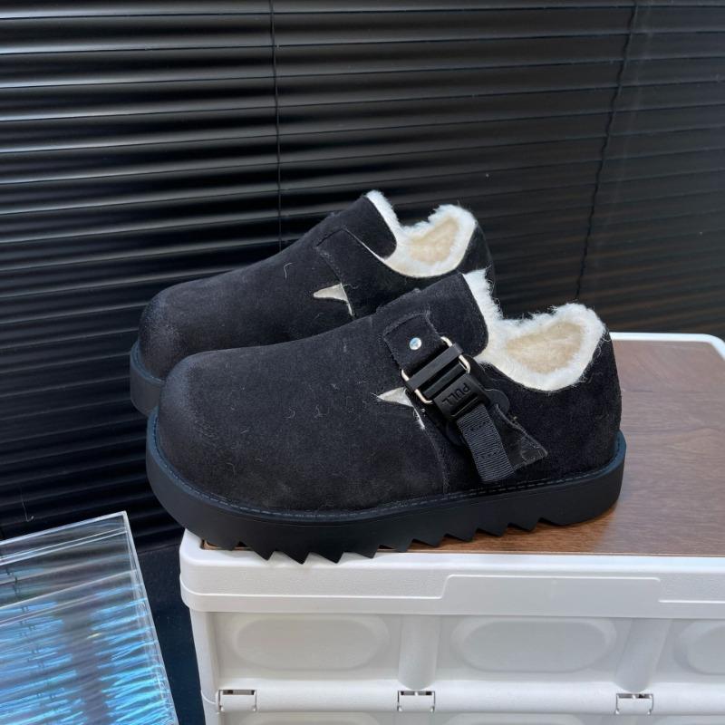 

Женские зимние новые бархатные всеобъемлющие туфли на толстой подошве с интегрированным мехом, теплые, универсальные, утолщенные, пушистые хлопковые туфли 39