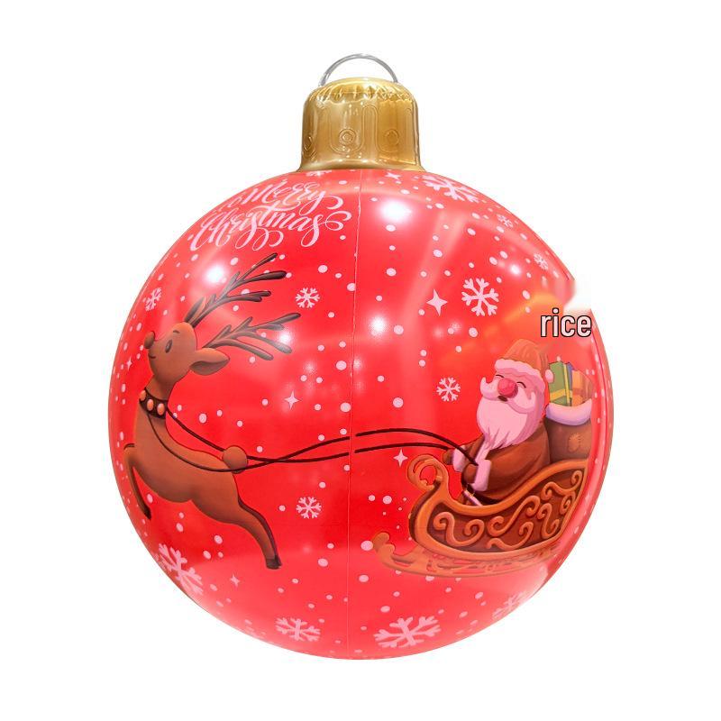 Weihnachts-Aufblasball-Außendekoration für Partys und Innenhöfe